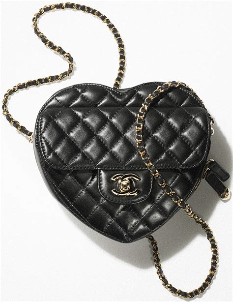 chanel heart bag sizes|Chanel heart bag for sale.